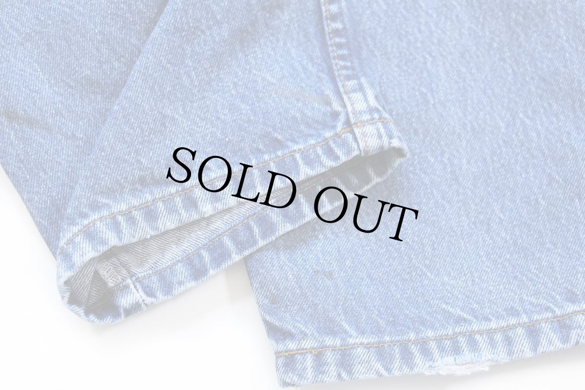 画像9: 90s メキシコ製 Levi'sリーバイス 505 ダメージ デニムパンツ W33★150 (9)