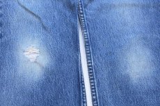 画像8: 90s メキシコ製 Levi'sリーバイス 505 ダメージ デニムパンツ w33★150 (8)