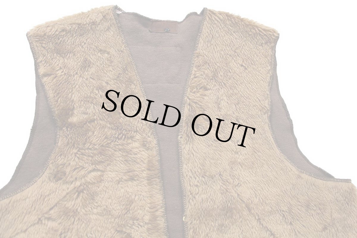 画像3: 90s 英国製 Barbourバブアー A297 パイルライナー ボア ベスト ブラウン C42★56 (3)