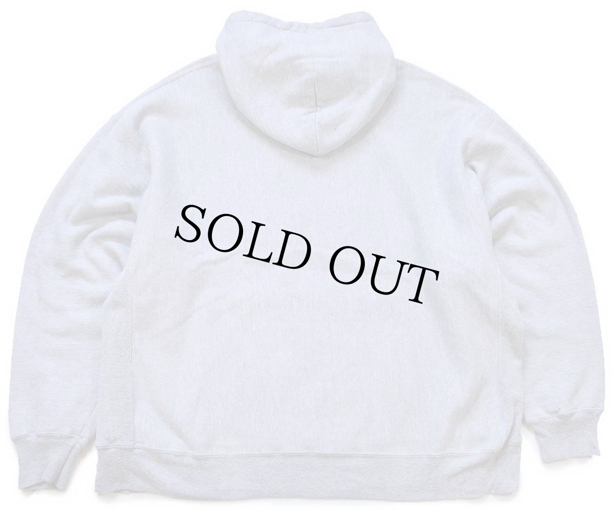 画像2: 00s Championチャンピオン OKLAHOMA STATE リバースウィーブ スウェットパーカー 杢グレー 3XL★特大 フーディー (2)