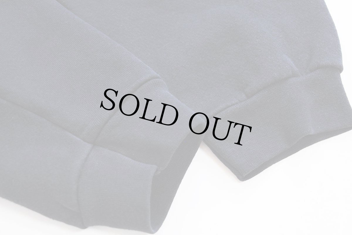 画像5: 90s USA製 PURE SWEAT CLASSIC 無地 前V スウェット 黒 5X-6X★特大 ブランク (5)