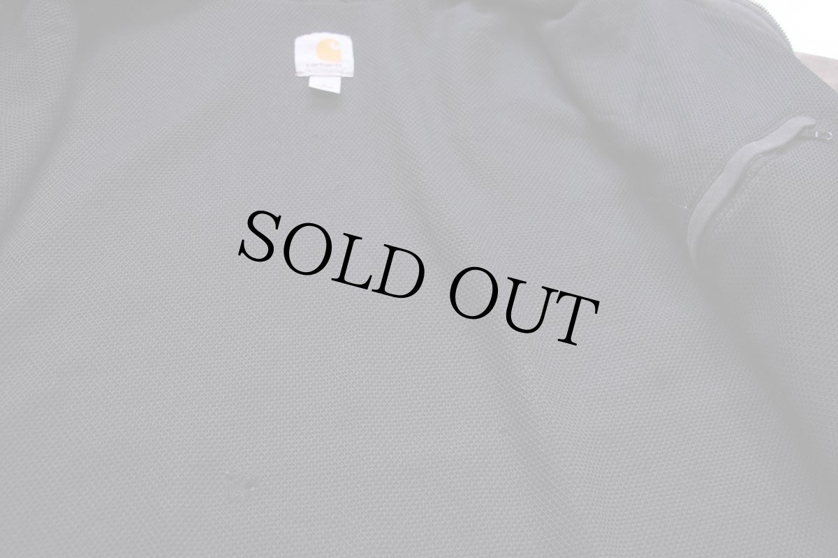 画像5: メキシコ製 carharttカーハート RAIN DEFENDER スウェット ジップパーカー 黒 アート フェード L★フーディー (5)