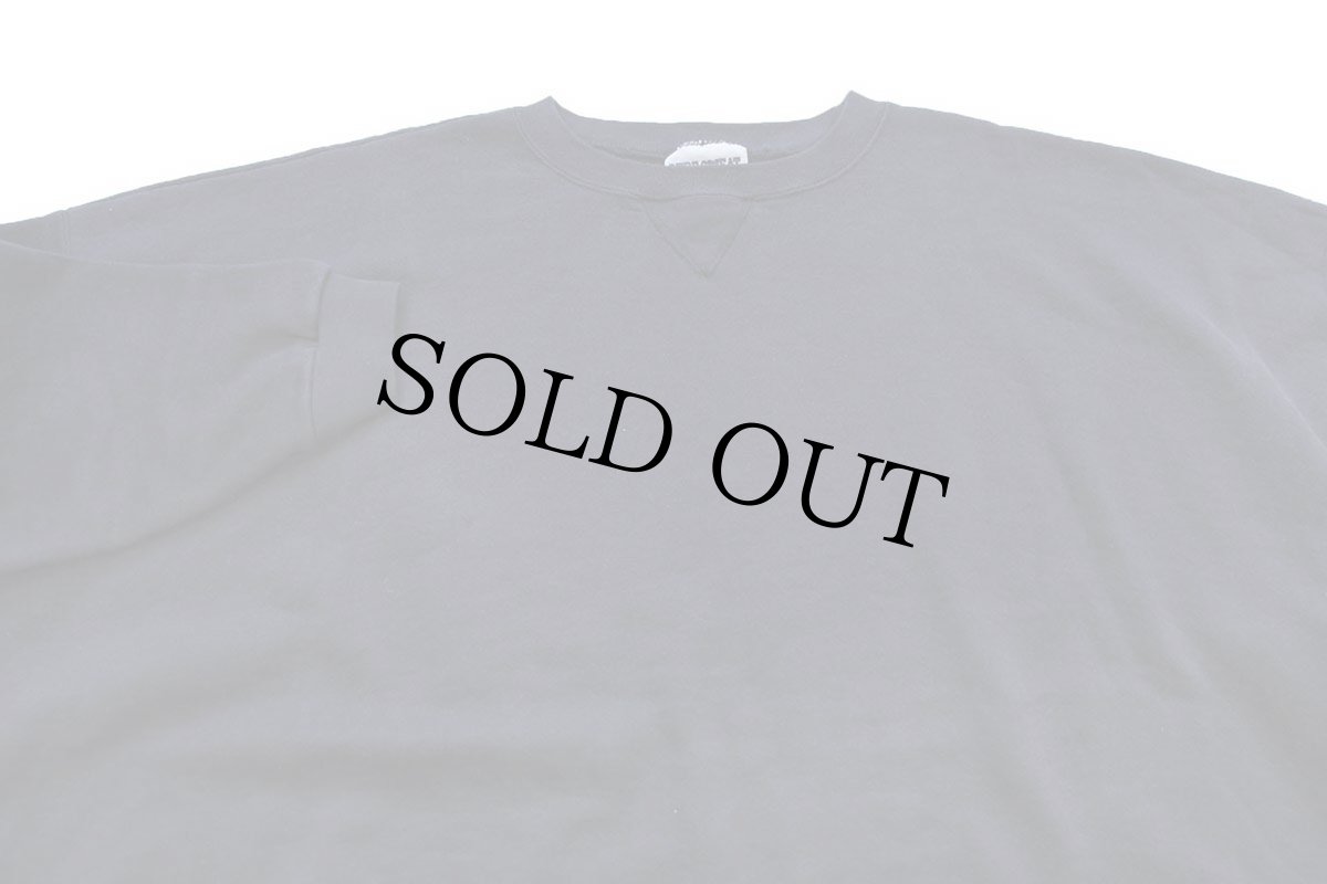 画像3: 90s USA製 PURE SWEAT CLASSIC 無地 前V スウェット 黒 5X-6X★特大 ブランク (3)