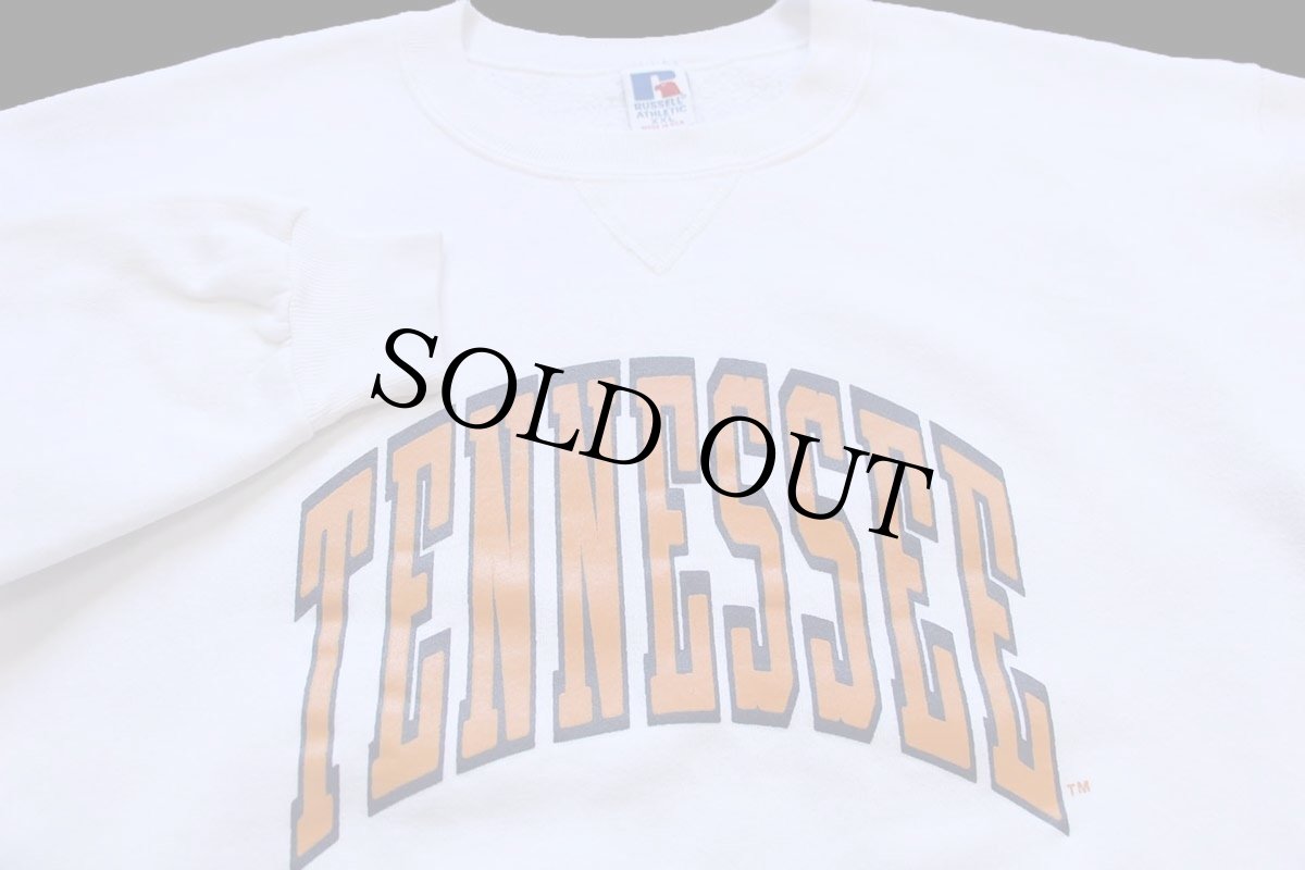 画像3: 90s USA製 RUSSELLラッセル TENNESSEE 前V スウェット 白 XXL★特大 (3)