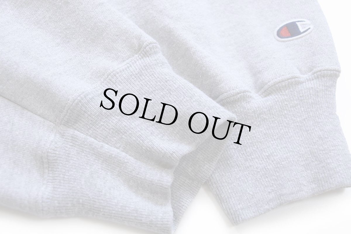 画像6: 00s Championチャンピオン OKLAHOMA STATE リバースウィーブ スウェットパーカー 杢グレー 3XL★特大 フーディー (6)