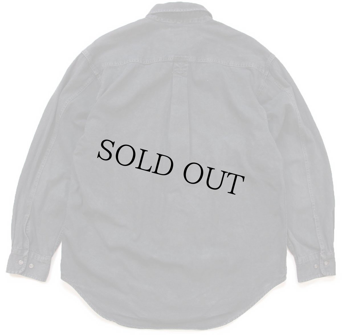 画像2: 90s GAPギャップ ブラック デニムシャツ L (2)