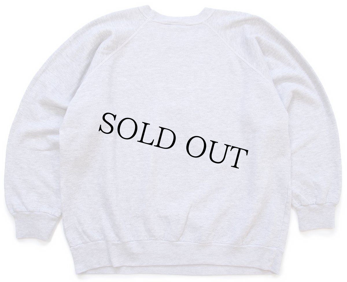 画像2: 80s ポルトガル製 スヌーピー ウッドストック I'm allergic to morning! スウェット 杢グレー (2)