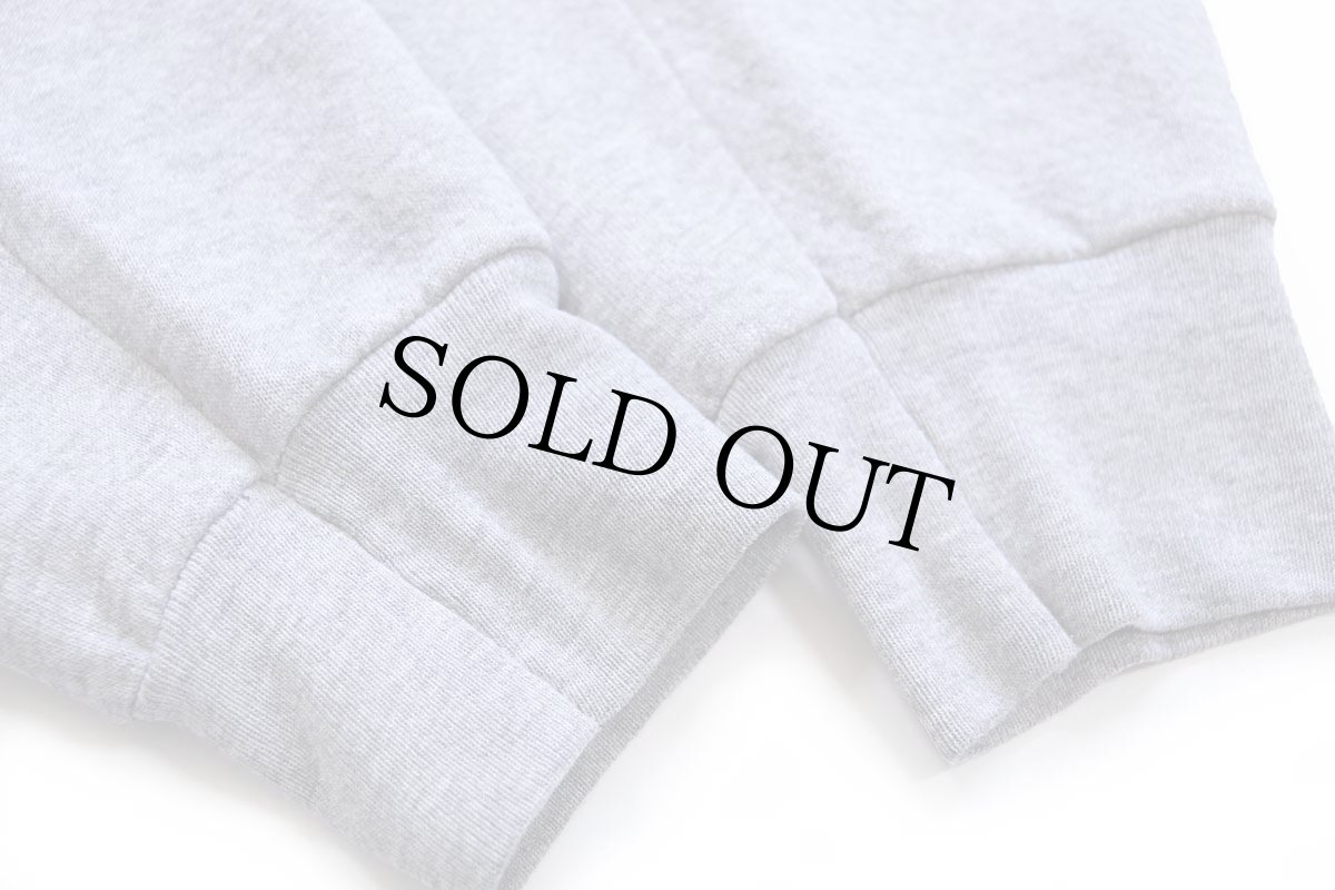 画像5: 90s メキシコ製 Leeリー 無地 スウェット ジップパーカー 杢グレー XL★フーディー ブランク (5)