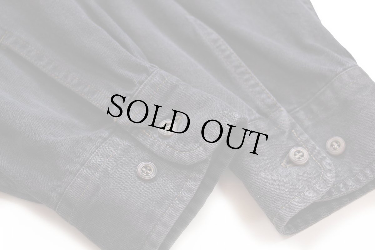 画像6: 90s GAPギャップ ブラック デニムシャツ L (6)