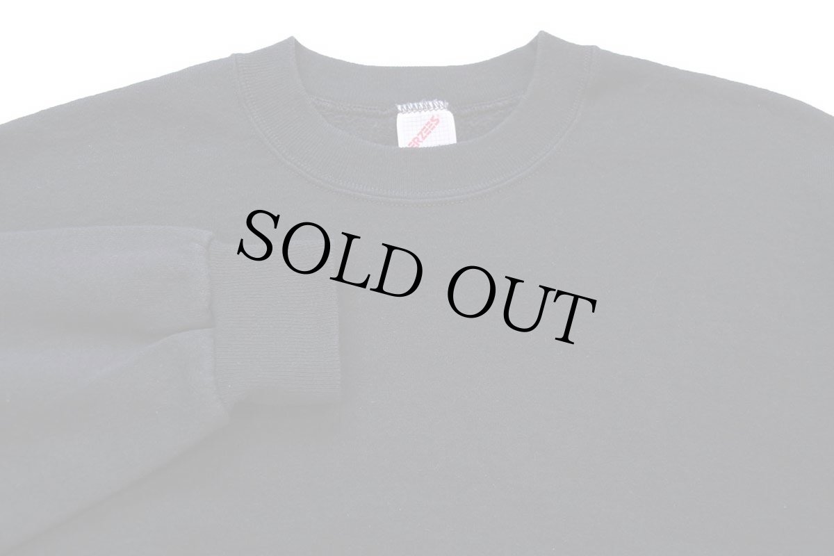 画像3: 90s USA製 JERZEES 無地 スウェット 黒 L★ブランク RUSSELLラッセル (3)