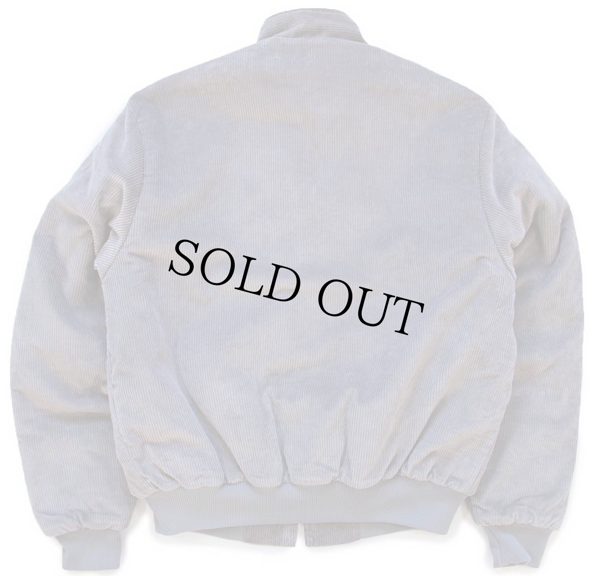 画像2: 80s USA製 Swingster CHAMPION SPARK PLUG チャンピオン プラグ ロゴ刺繍 キルティングライナー 太畝コーデュロイジャケット グレー M (2)