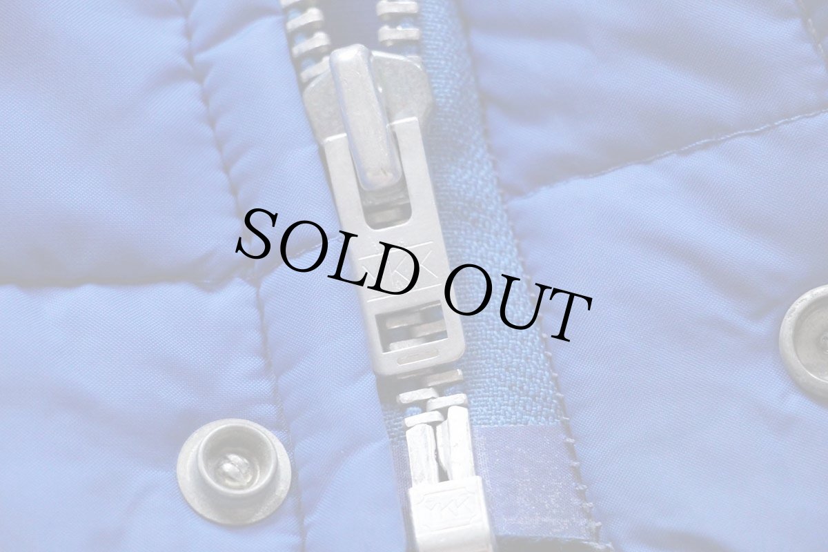 画像6: 70s Swingster 中綿入り ナイロン レーシングジャケット 青 L (6)