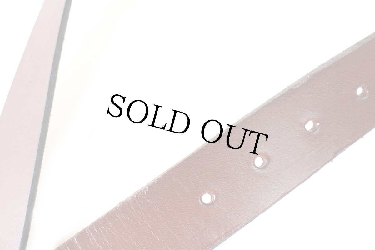 画像5: 新品★USA製 BRACKNEY LEATHER WORKS レザーベルト ブラウン 34 (5)