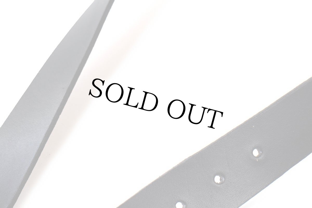 画像5: 新品★USA製 BRACKNEY LEATHER WORKS レザーベルト ブラック 34 (5)