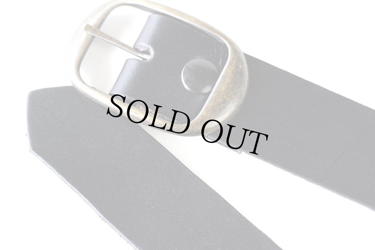 画像2: 新品★USA製 BRACKNEY LEATHER WORKS レザーベルト ブラック 34 (2)