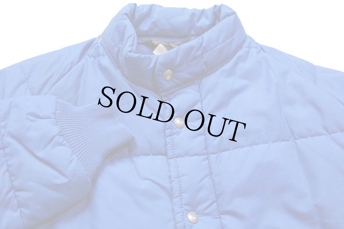 画像3: 70s Swingster 中綿入り ナイロン レーシングジャケット 青 L (3)