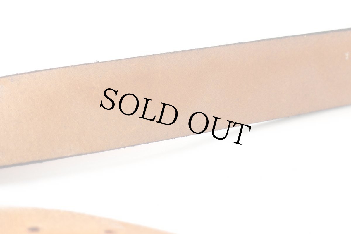 画像6: 新品★USA製 BRACKNEY LEATHER WORKS レザーベルト キャメル 34 (6)