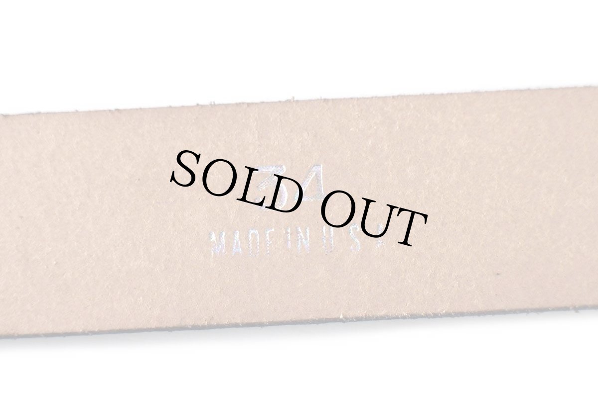 画像4: 新品★USA製 BRACKNEY LEATHER WORKS レザーベルト ダークブラウン 34 (4)