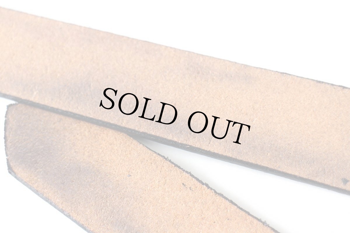 画像6: 新品★USA製 BRACKNEY LEATHER WORKS レザーベルト ブラック 34 (6)