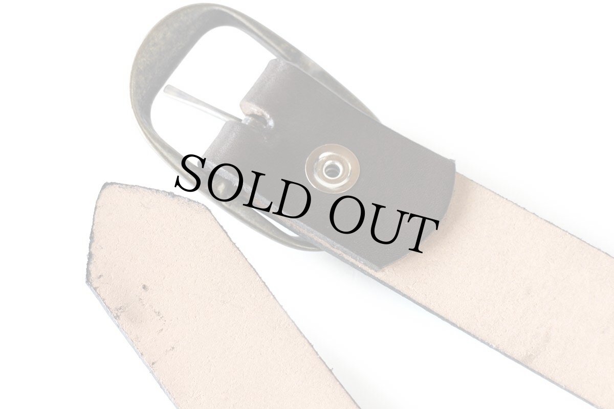 画像3: 新品★USA製 BRACKNEY LEATHER WORKS レザーベルト ダークブラウン 34 (3)