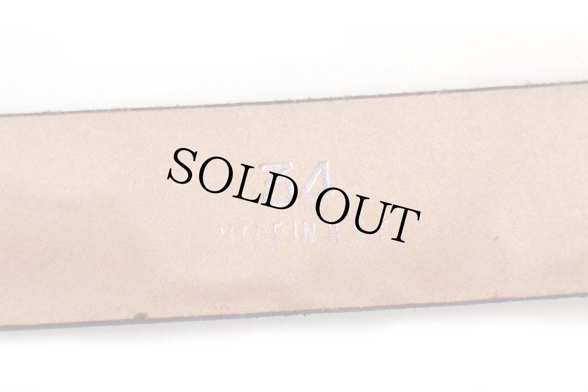 画像4: 新品★USA製 BRACKNEY LEATHER WORKS レザーベルト ブラウン 34 (4)