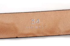 画像4: 新品★USA製 BRACKNEY LEATHER WORKS レザーベルト ブラウン 34 (4)