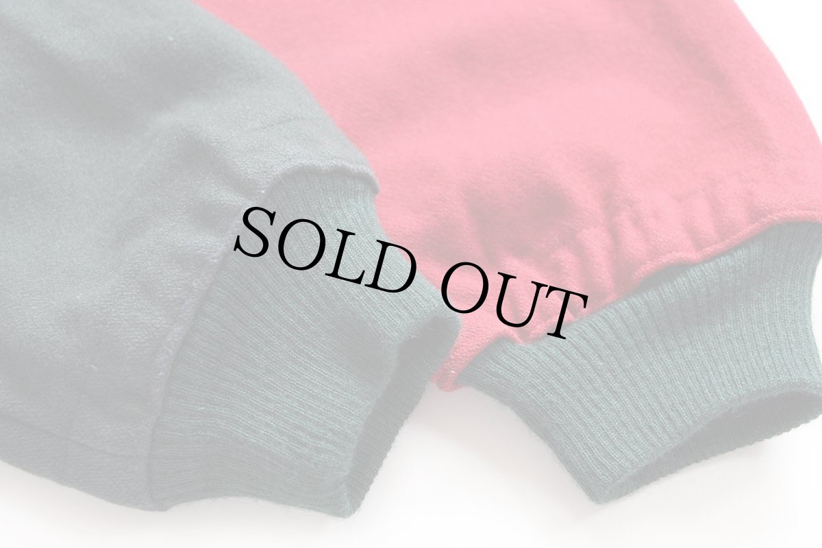 画像6: 90s イタリア製 BENETTONベネトン クレイジーパターン フーデッド メルトン ウールコート 42 (6)