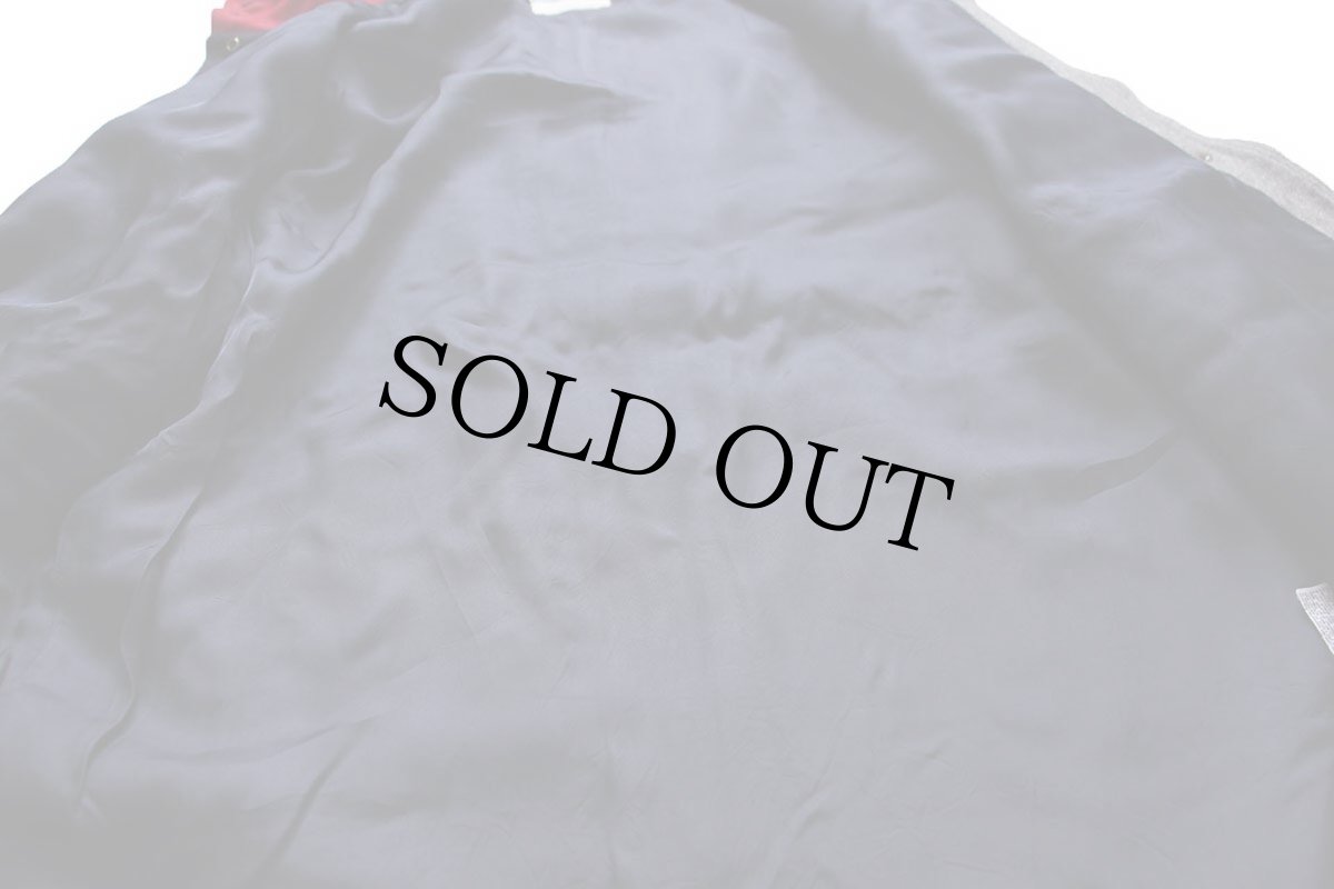 画像5: 90s イタリア製 BENETTONベネトン クレイジーパターン フーデッド メルトン ウールコート 42 (5)