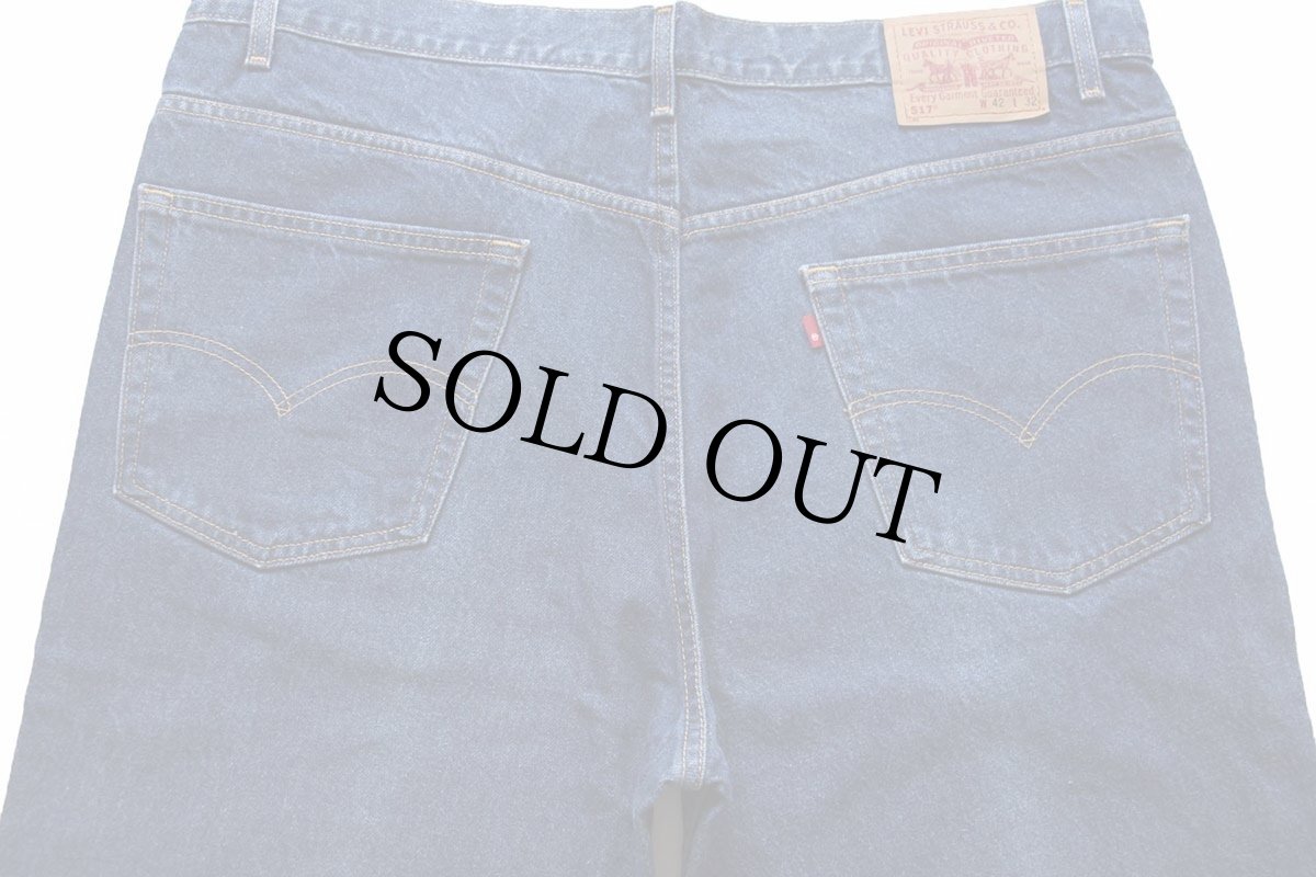 画像5: 00s メキシコ製 Levi'sリーバイス 517 デニムパンツ w42 L32★81 ブーツカット (5)
