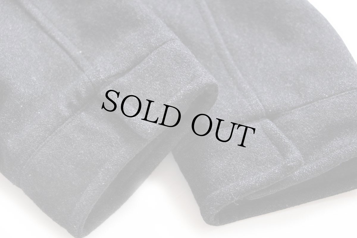 画像6: 00s OLD NAVYオールドネイビー キルティングライナー ウールジャケット チャコールグレー L (6)