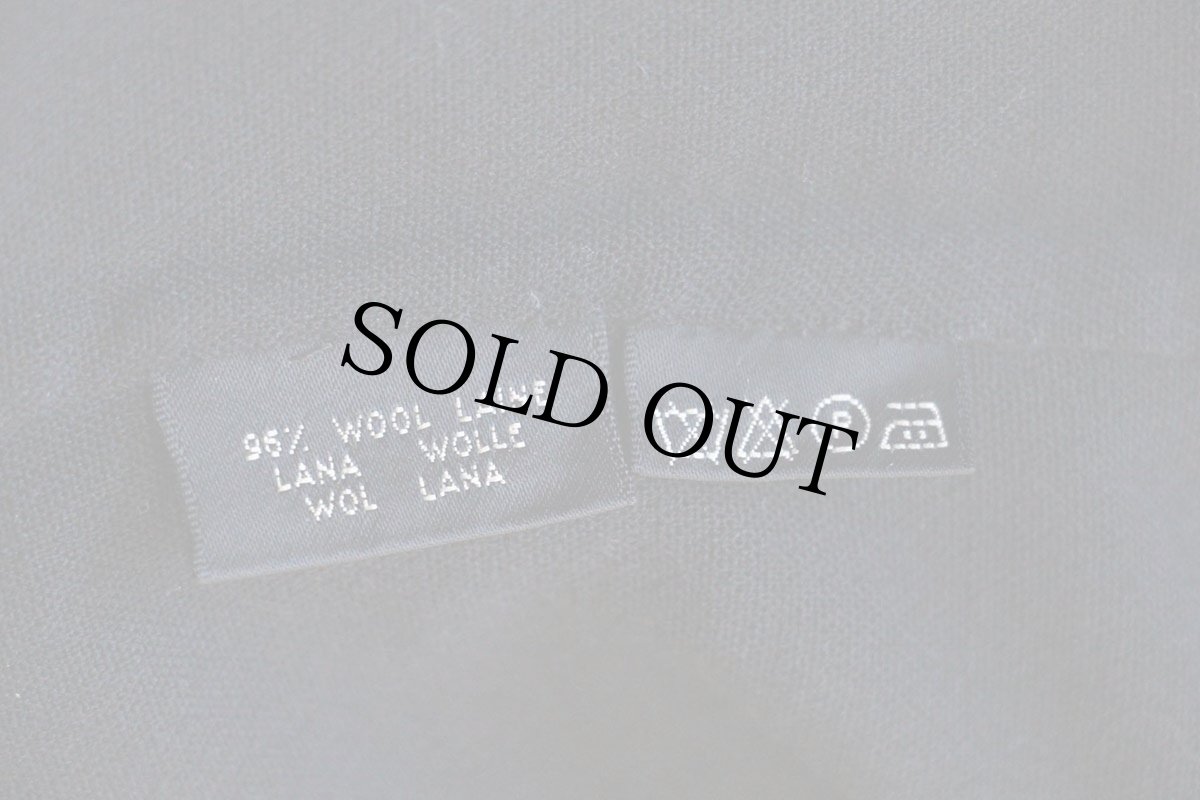 画像5: イタリア製 ラルフローレン ブラックレーベル ノーカラー ウール チャイナ ガウン ブラック 12★コート (5)