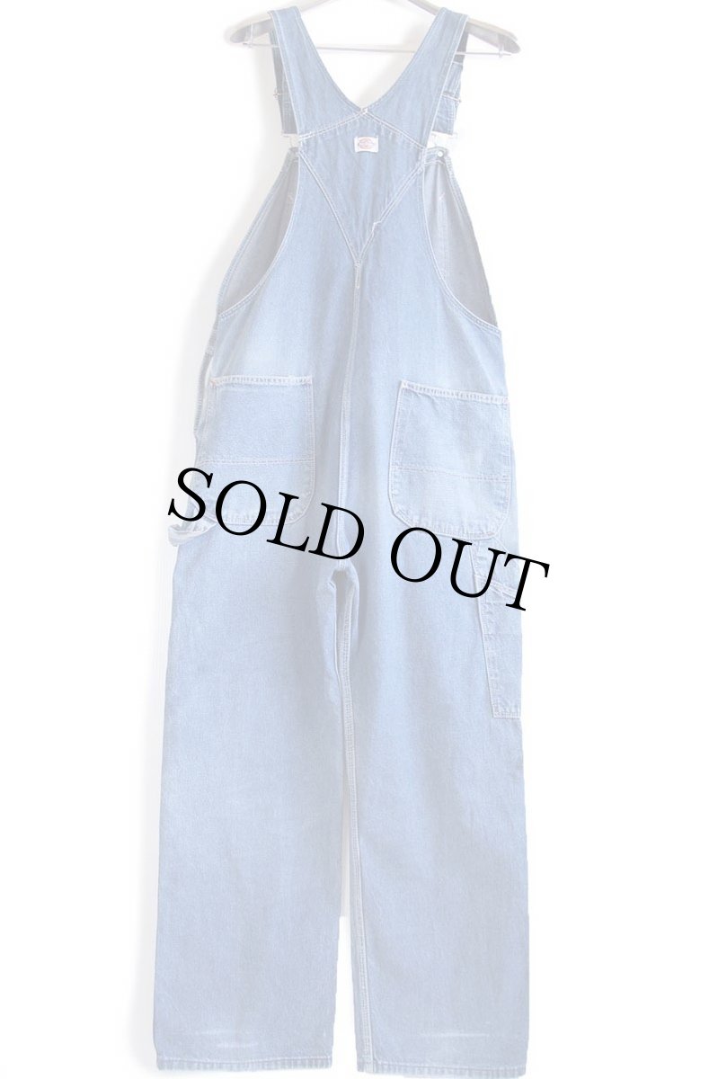 画像3: 90s USA製 Dickiesディッキーズ デニム オーバーオール w36 L30 (3)