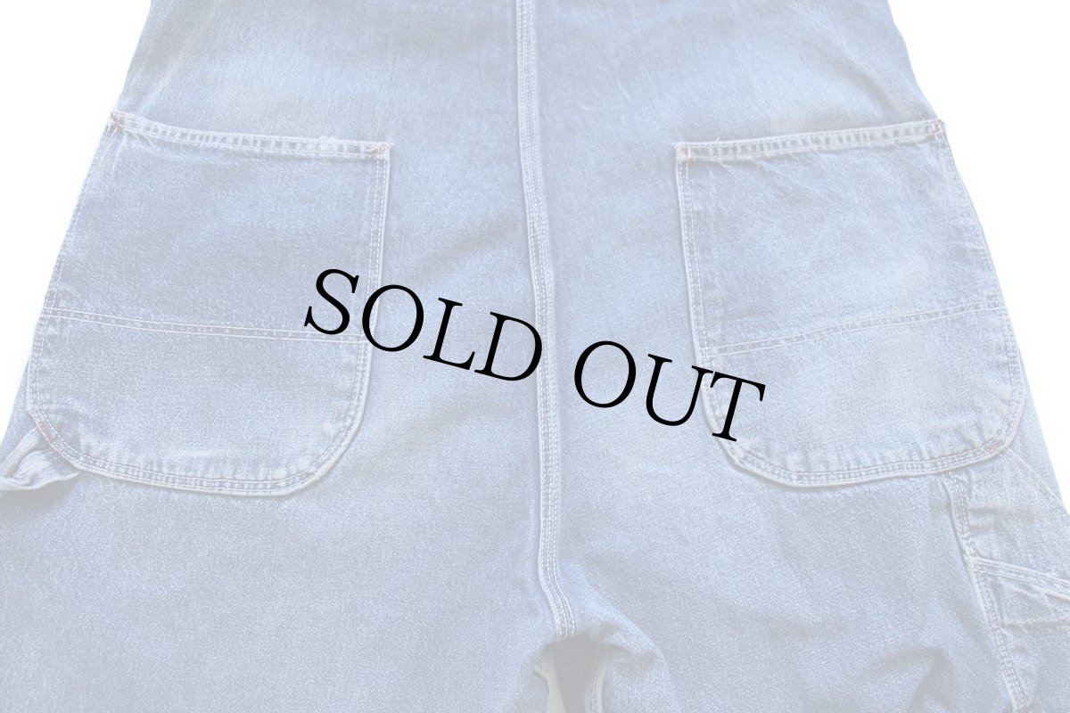 画像6: 90s USA製 Dickiesディッキーズ デニム オーバーオール w36 L30 (6)