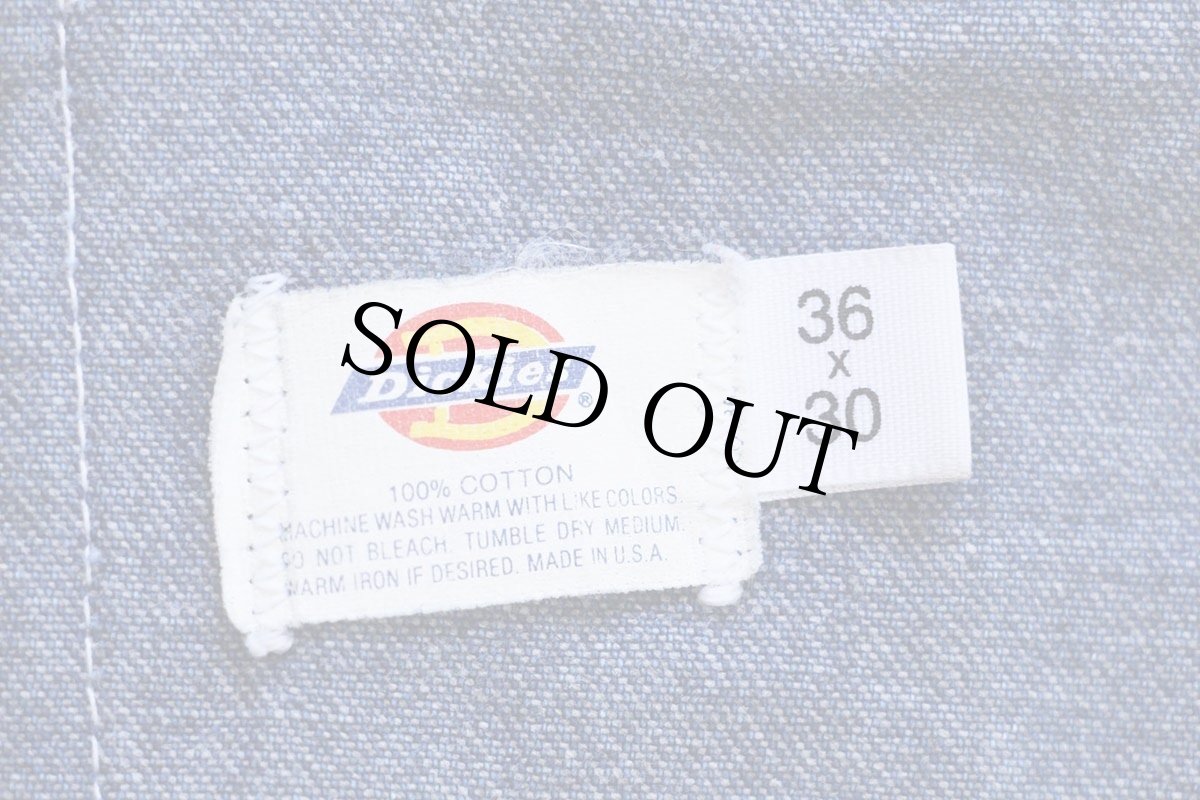 画像5: 90s USA製 Dickiesディッキーズ デニム オーバーオール w36 L30 (5)