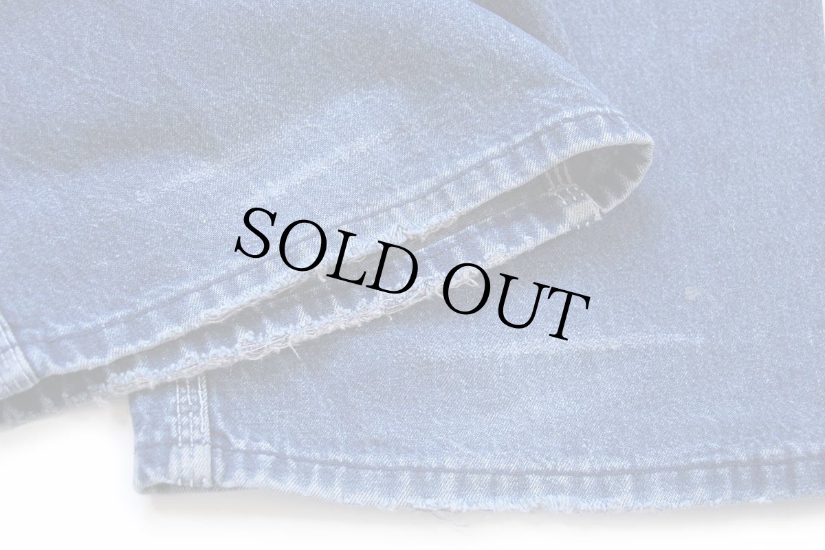 画像9: 90s USA製 Dickiesディッキーズ デニム オーバーオール w36 L30 (9)