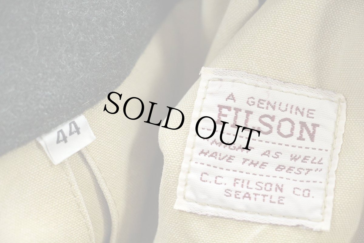 画像4: FILSONフィルソン コットン キャンバス ハンティングジャケット カーキ 44 (4)