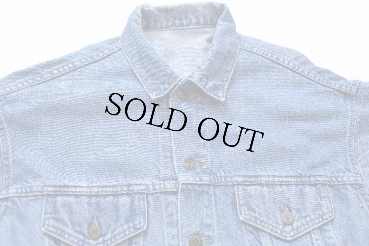 画像3: 80s Levi'sリーバイス 70507 ダメージ デニムジャケット 4ポケット L (3)