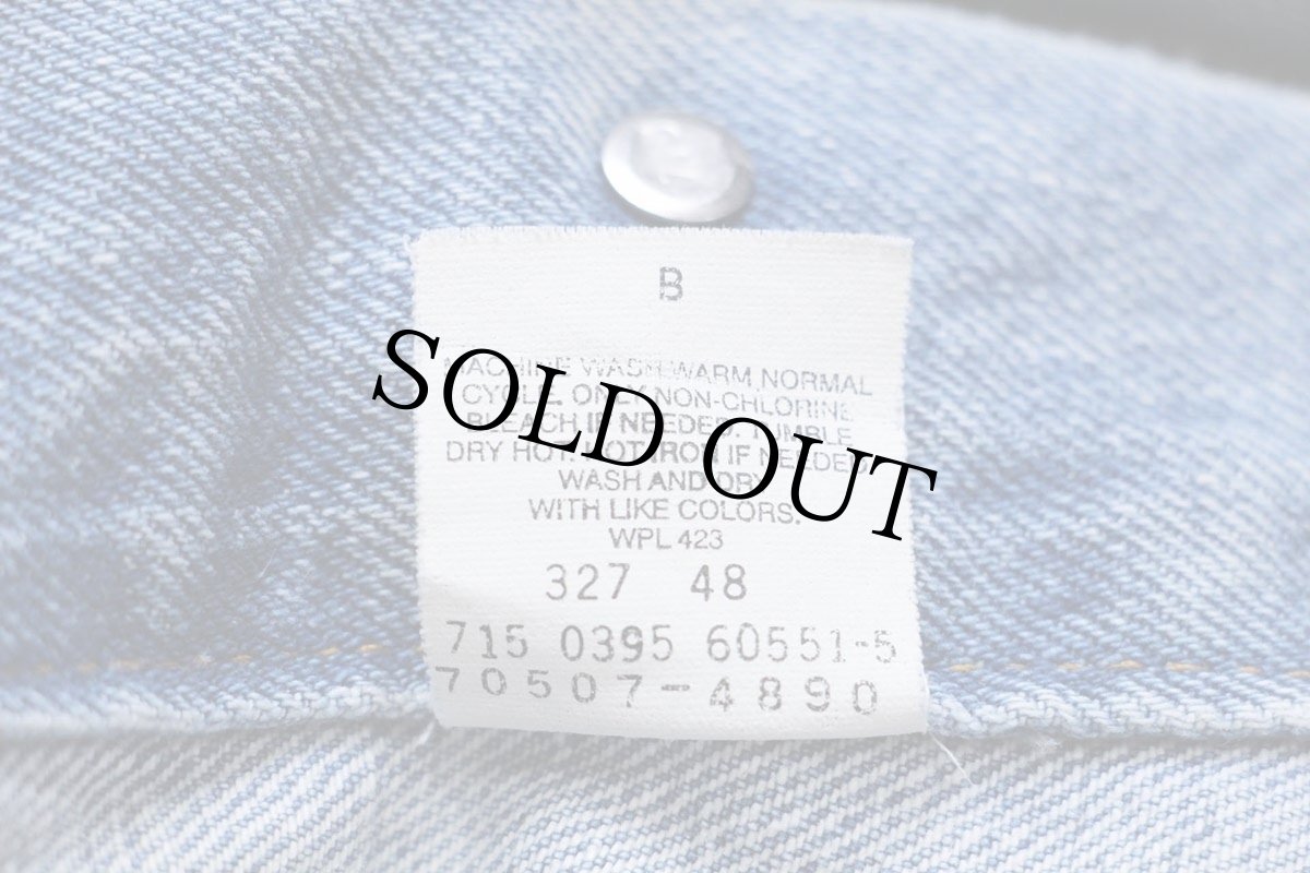 画像6: 90s USA製 Levi'sリーバイス 70507 デニムジャケット 4ポケット S (6)