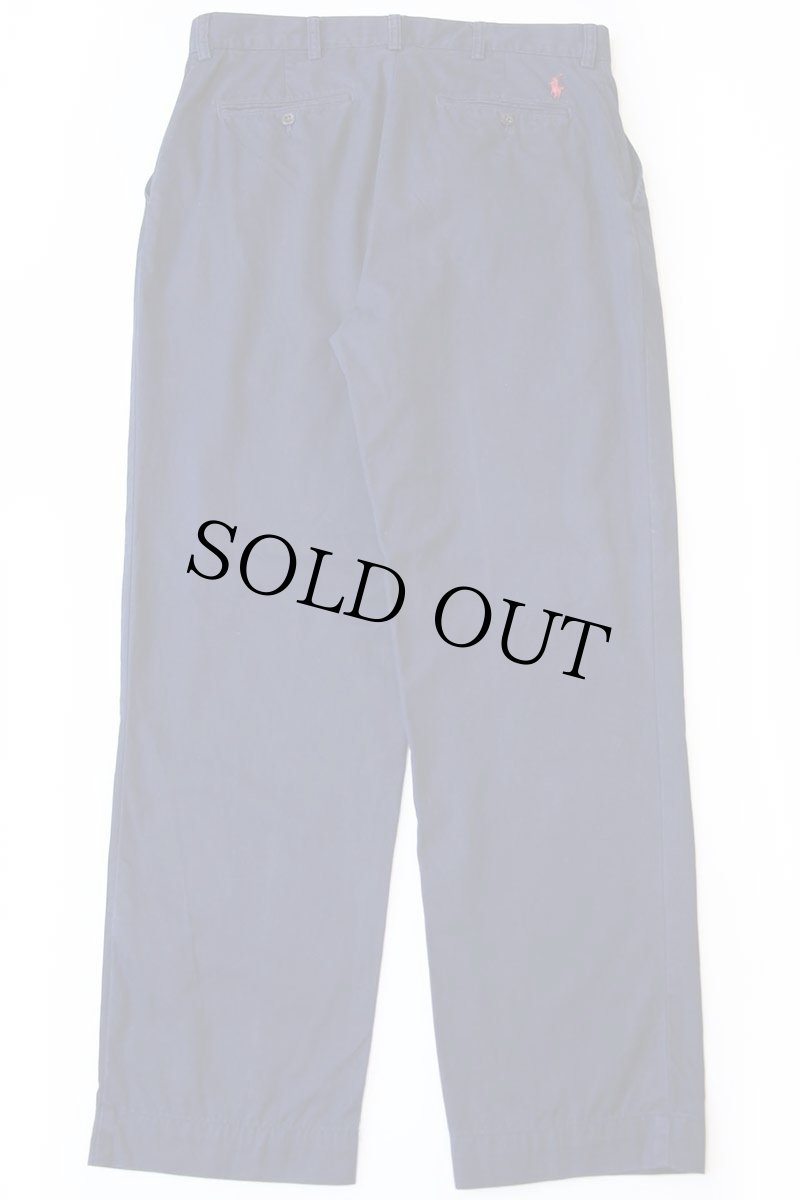 画像3: 00s ポロ ラルフローレン PROSPECT PANT コットンパンツ 紺 w34 L30★306 (3)