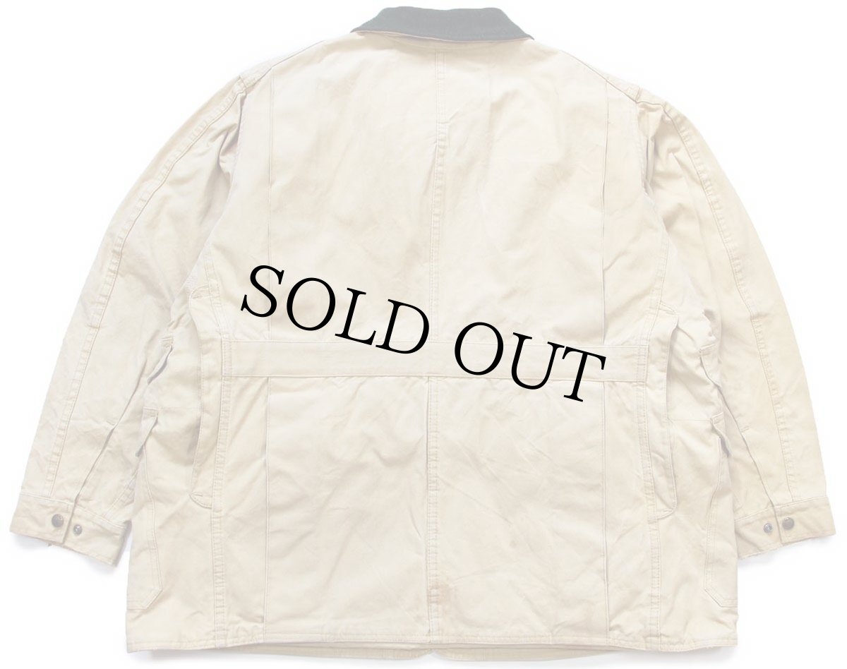 画像2: FILSONフィルソン コットン キャンバス ハンティングジャケット カーキ 44 (2)