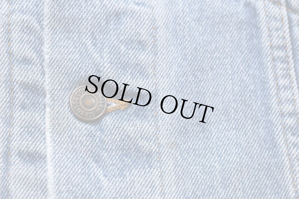 画像7: 90s USA製 Levi'sリーバイス 70507 デニムジャケット 4ポケット S (7)