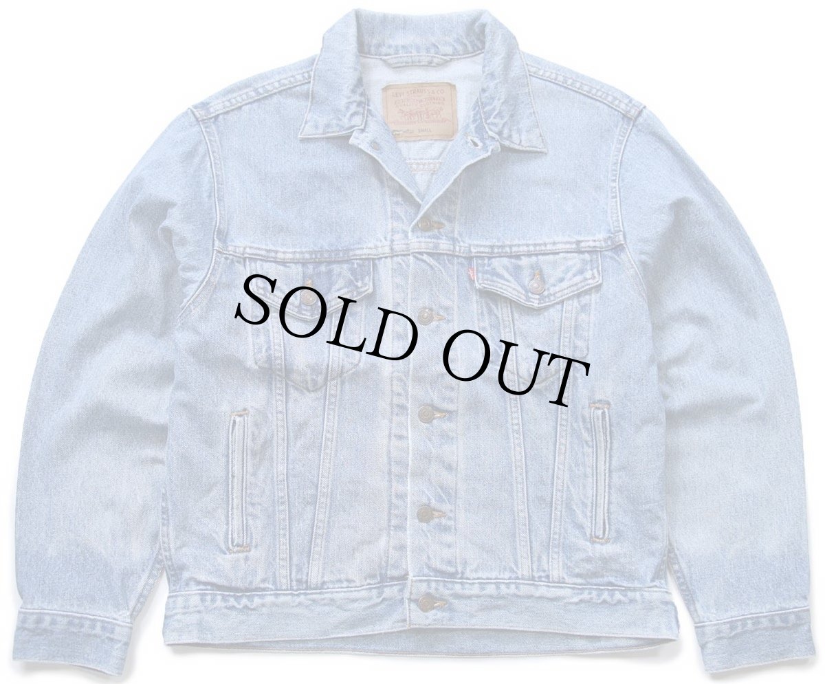 画像1: 90s USA製 Levi'sリーバイス 70507 デニムジャケット 4ポケット S (1)