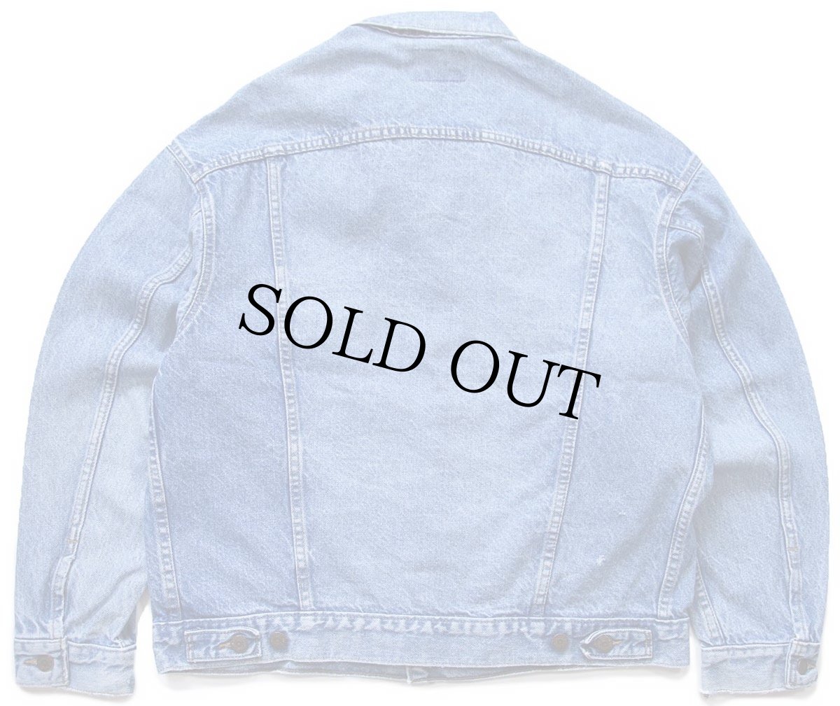 画像2: 80s Levi'sリーバイス 70507 ダメージ デニムジャケット 4ポケット L (2)