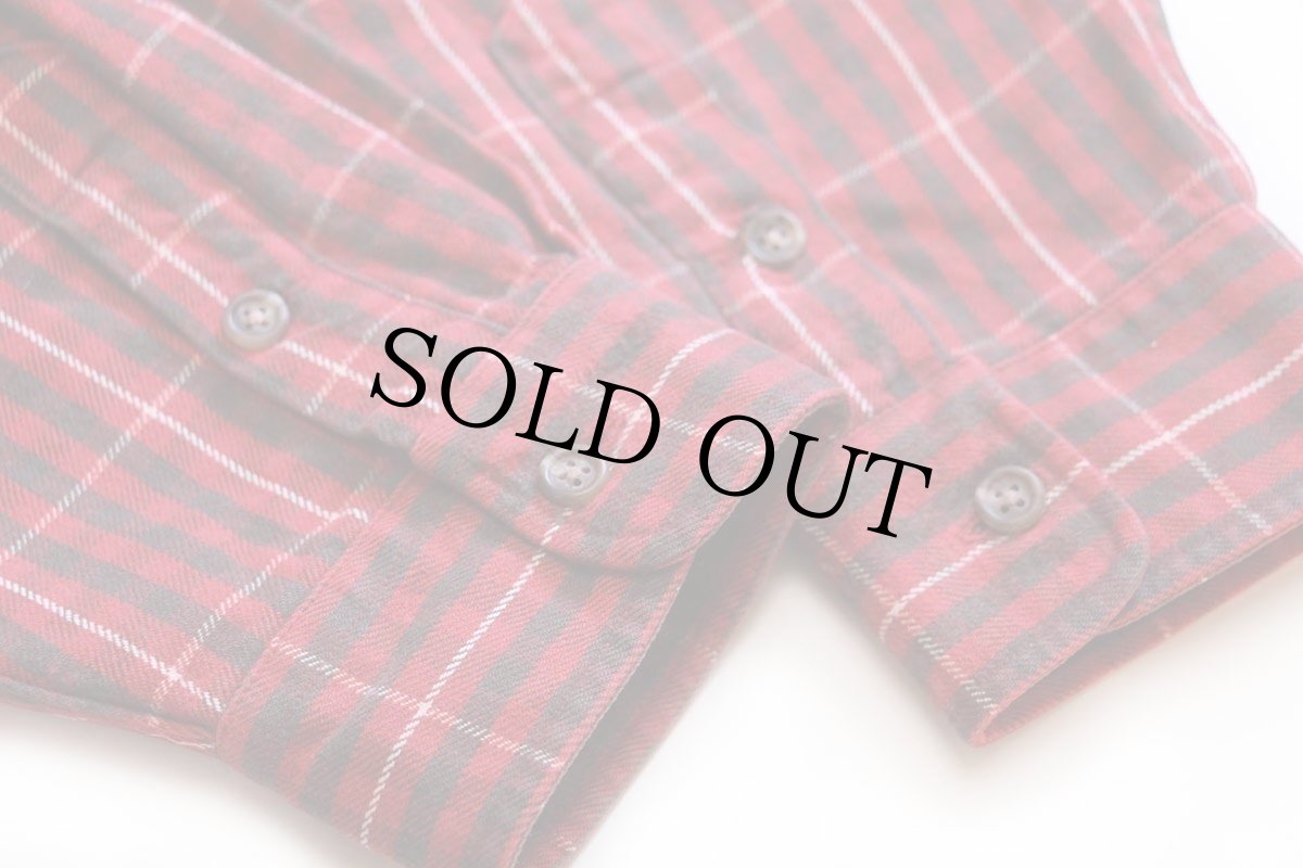 画像6: 80s POLO COUNTRY ポロ カントリー ラルフローレン チェック コットン フランネルシャツ XL (6)