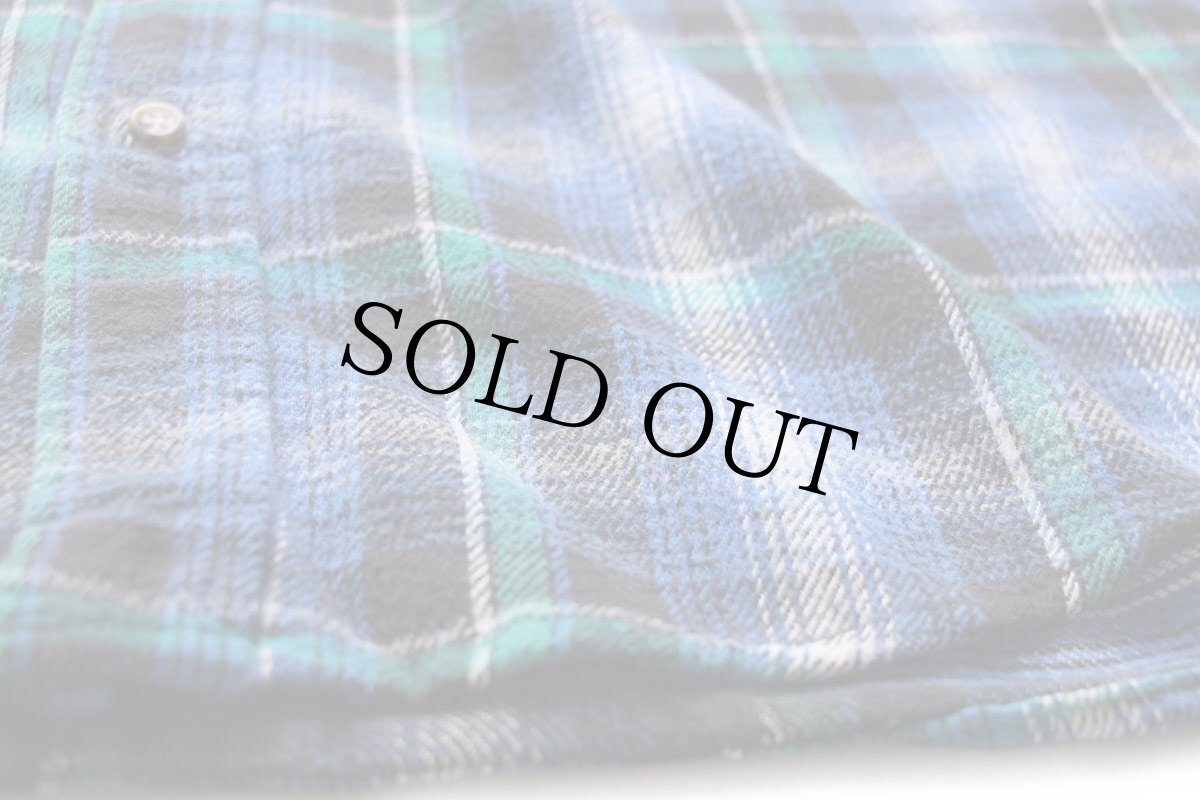 画像5: 90s USA製 FIVE BROTHERファイブブラザー オンブレチェック コットン フランネルシャツ 2XL★特大 (5)