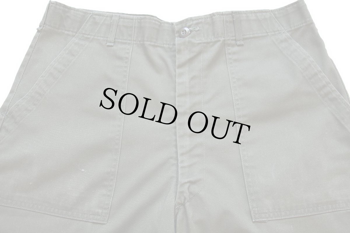 画像4: 70s 米軍 U.S.ARMY ユーティリティ ベイカーパンツ オリーブグリーン w38 L31 (4)