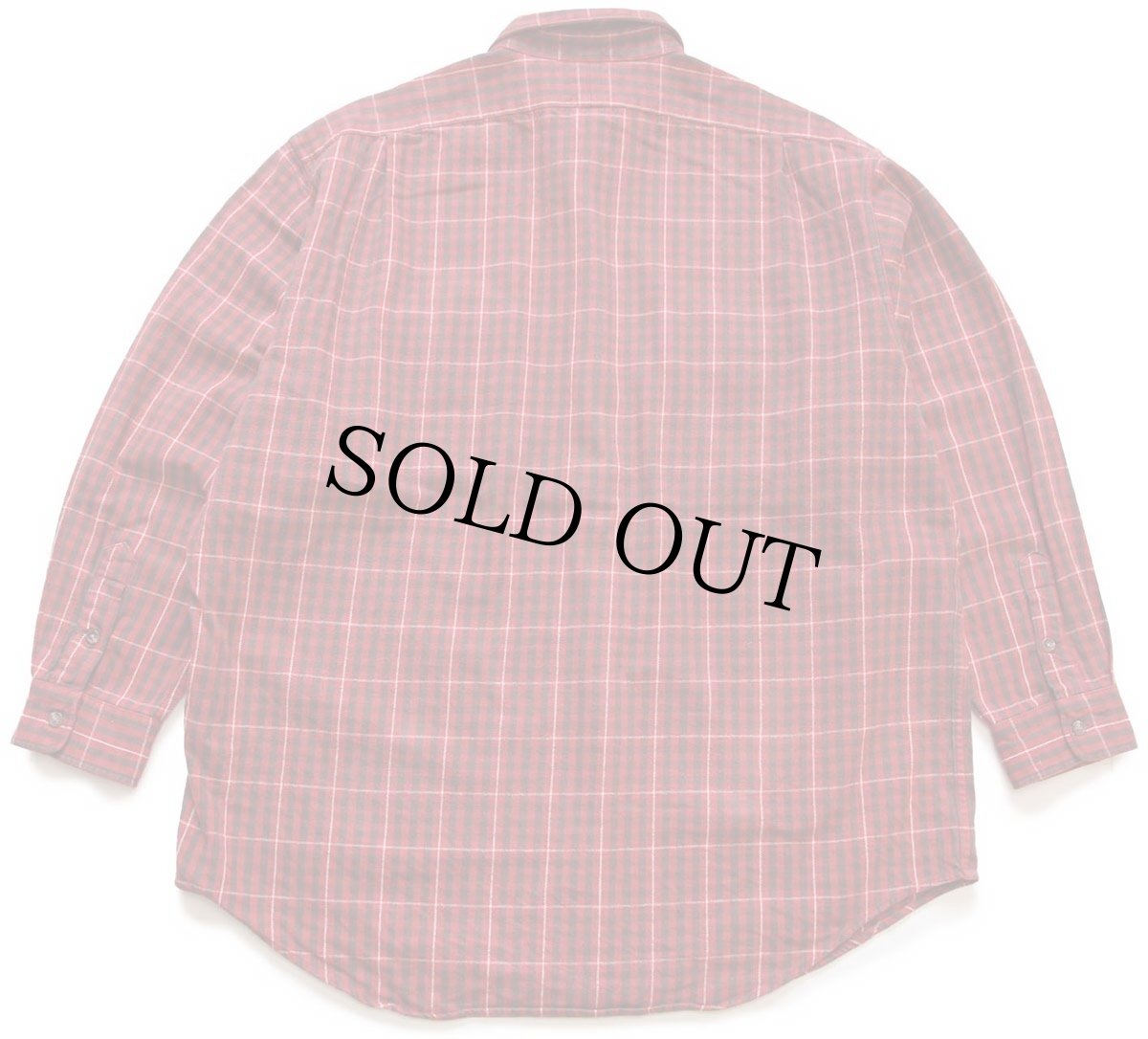 画像2: 80s POLO COUNTRY ポロ カントリー ラルフローレン チェック コットン フランネルシャツ XL (2)