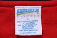 画像4: 90s CHEETAH 無地 パチポケ スウェット カーディガン 黒 XL★ブランク (4)