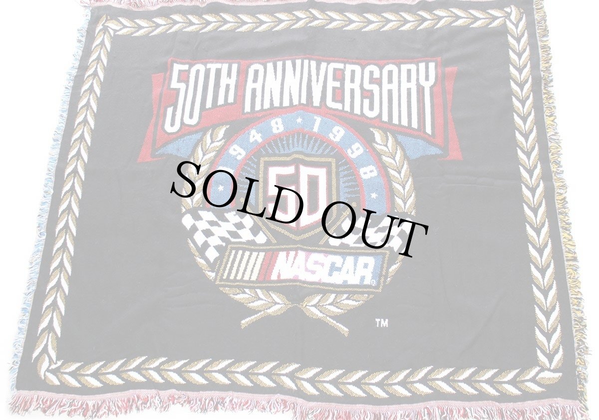 画像2: 90s USA製 50TH ANNIVERSARY NASCAR アクリル ラグ (2)