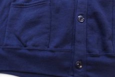 画像5: 00s UNITED STATES POSTAL SERVICE ロゴ刺繍 パチポケ スウェット カーディガン 紺★USPS ポストマン (5)